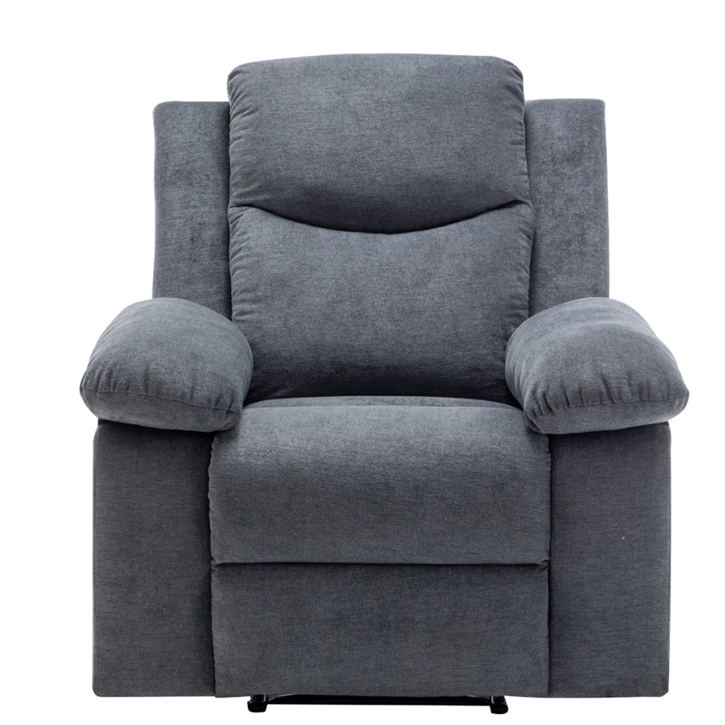 Balor Recliner in Dark Gray Finish