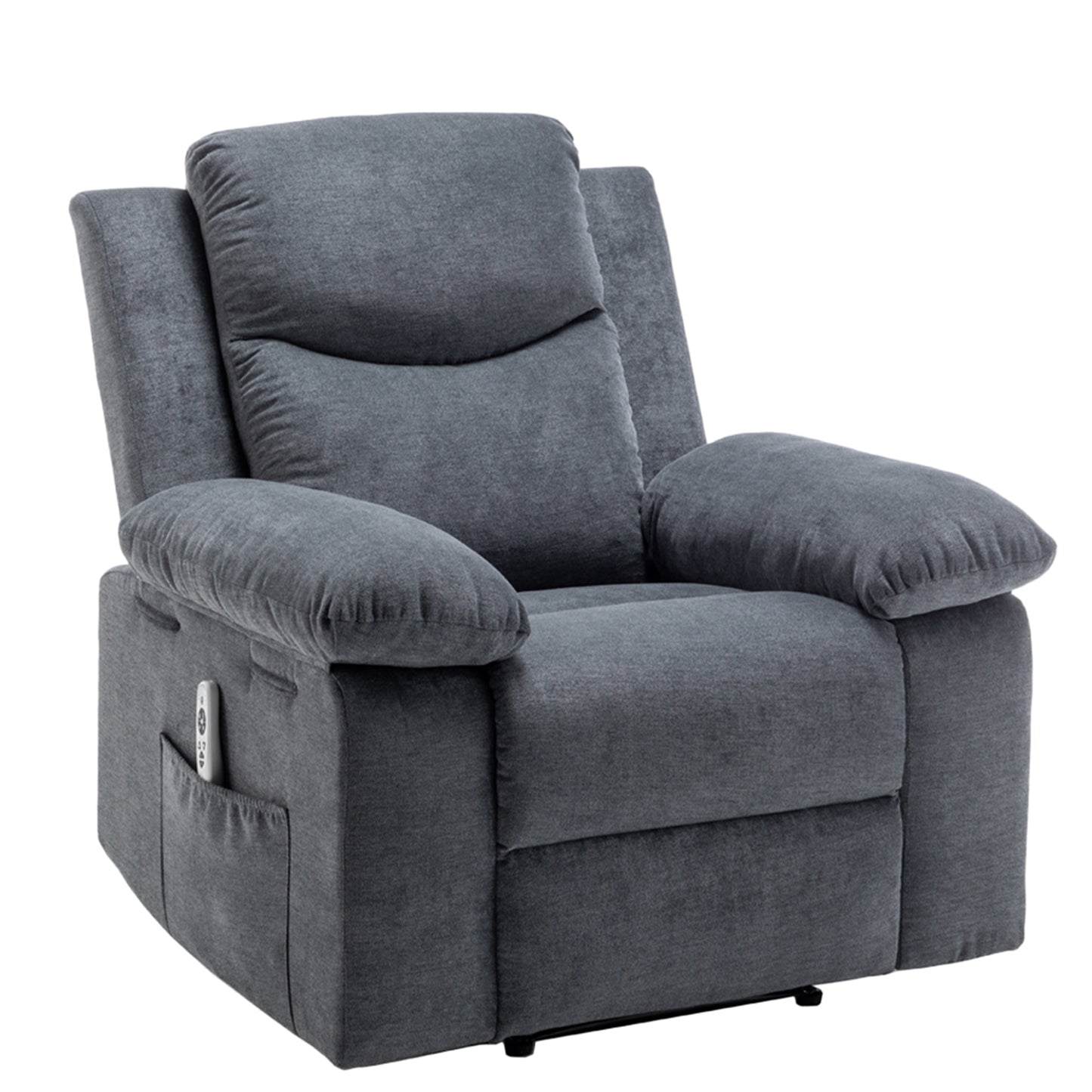 Balor Recliner in Dark Gray Finish