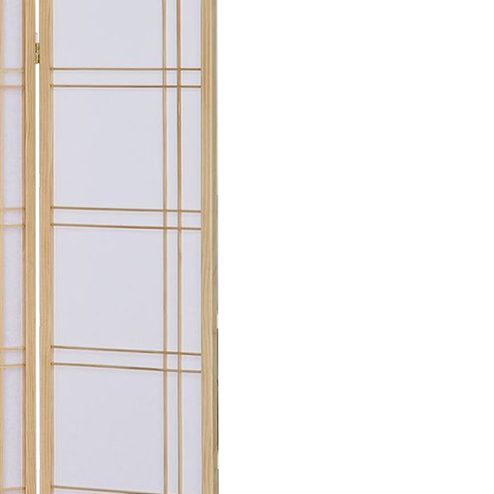 Talulah Natural 3 panel shoji Screen