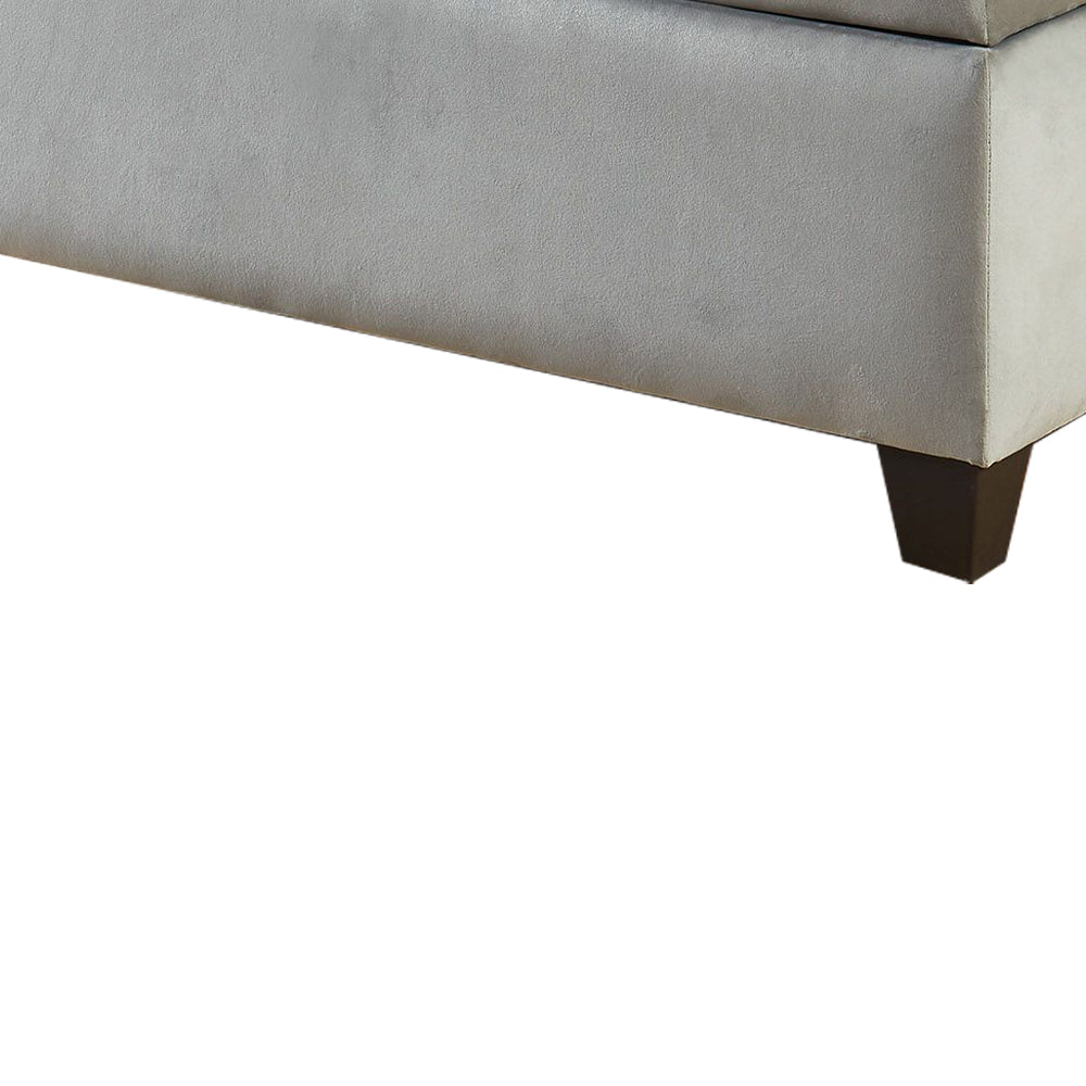 Silas I Gray Storage bench/ottoman