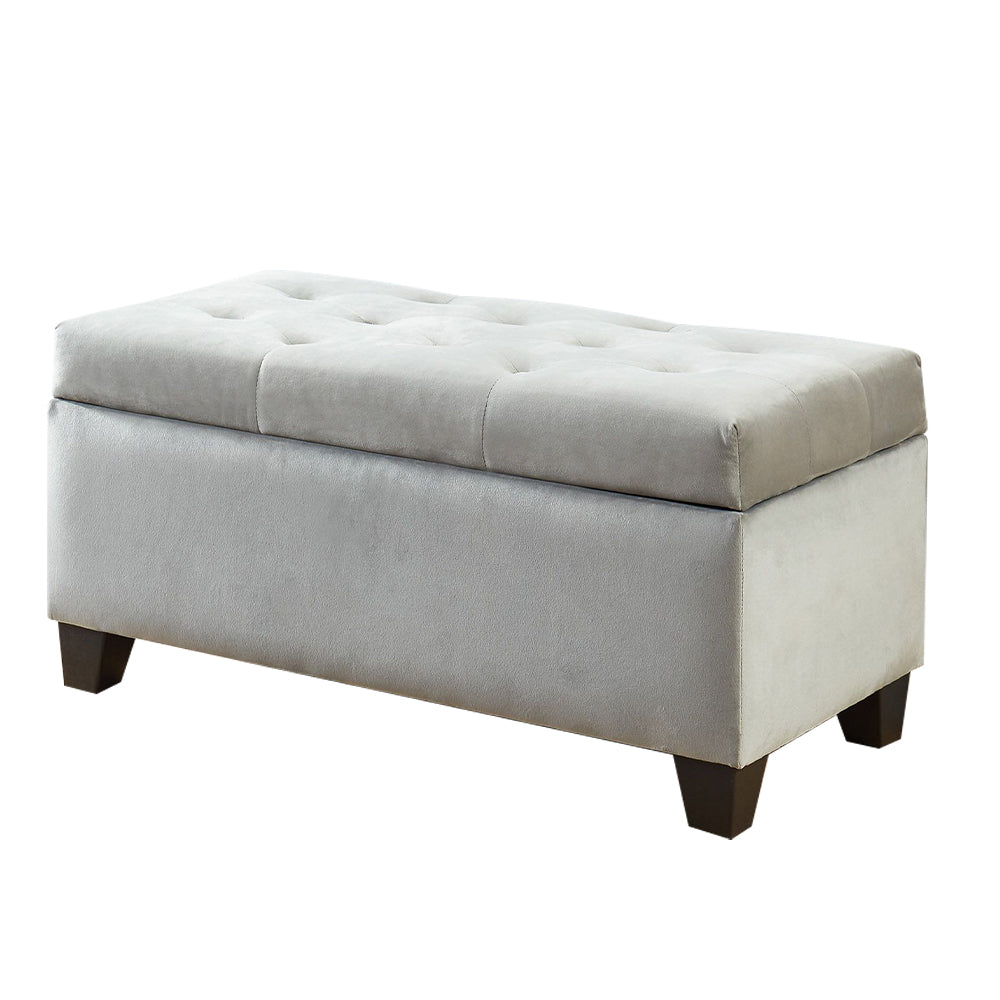 Silas I Gray Storage bench/ottoman