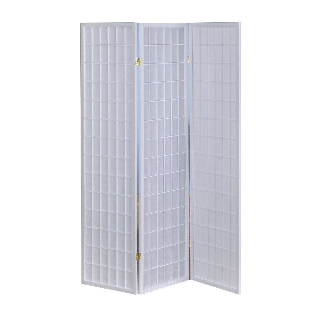 Massimo White 3 panel shoji Screen
