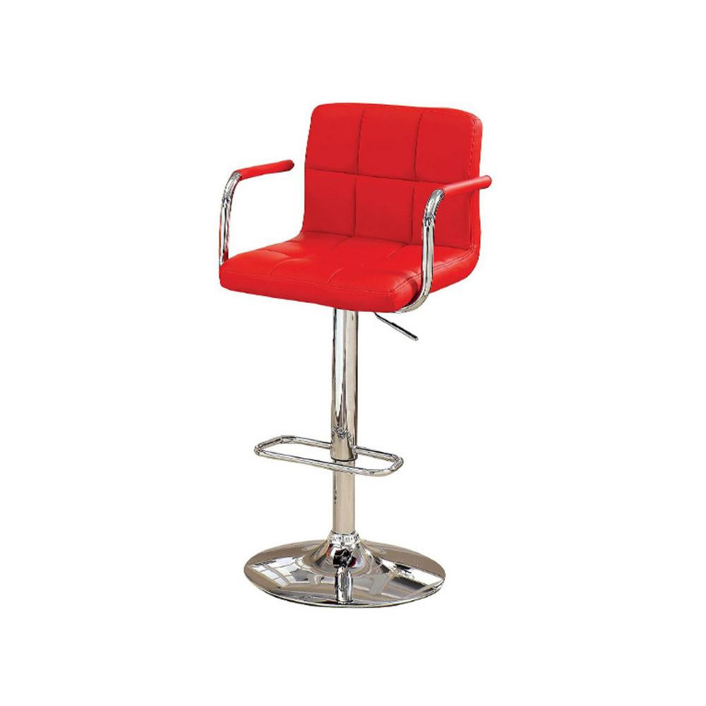Corfu Bar Stool in Red finish
