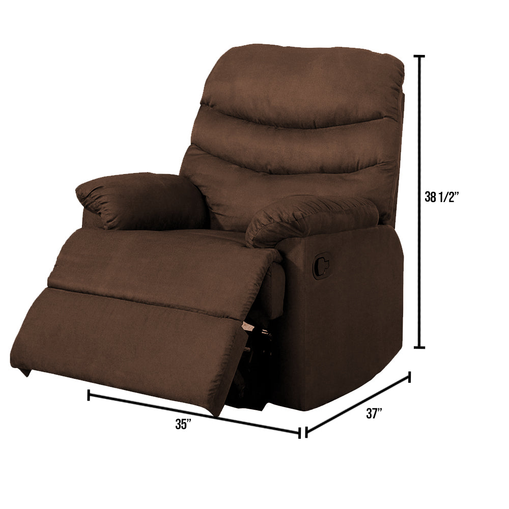 Pleasant Valley Recliner in Brown Finish