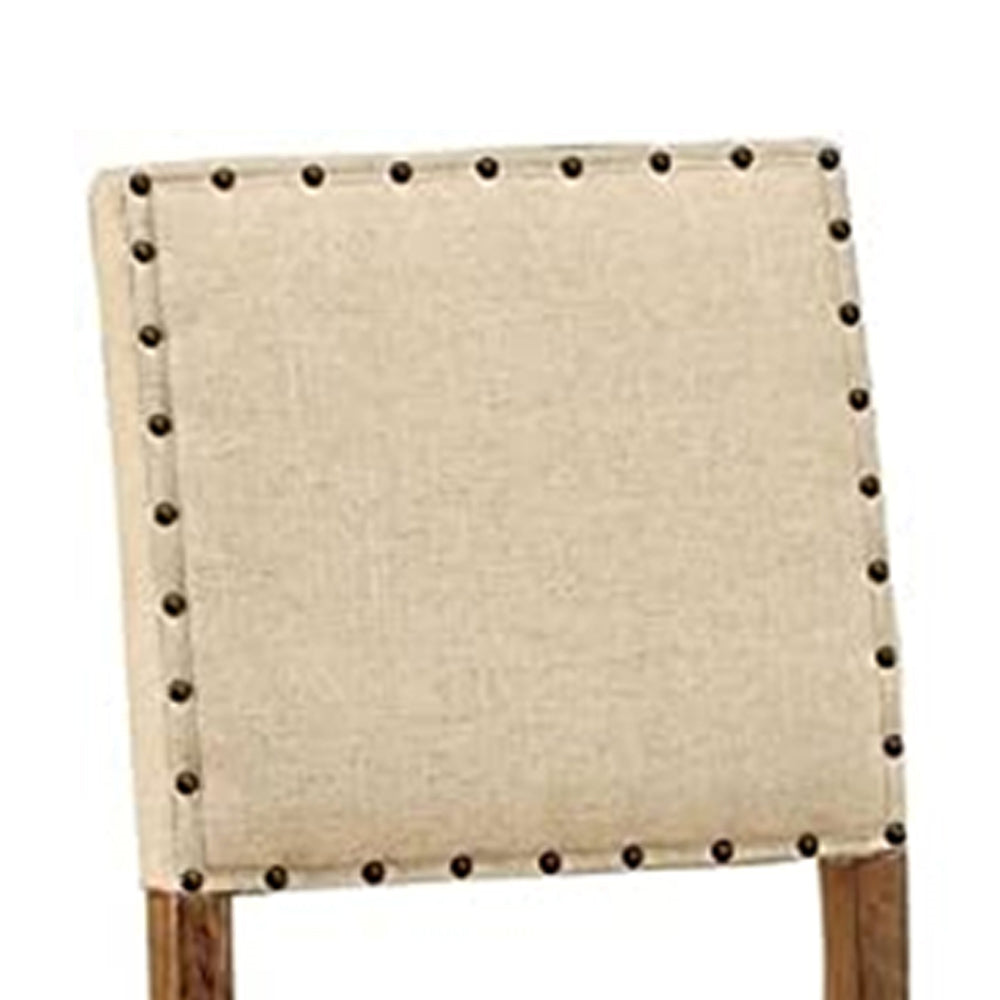 SANIA Counter Ht. Chair (2/CTN) Rustic Oak