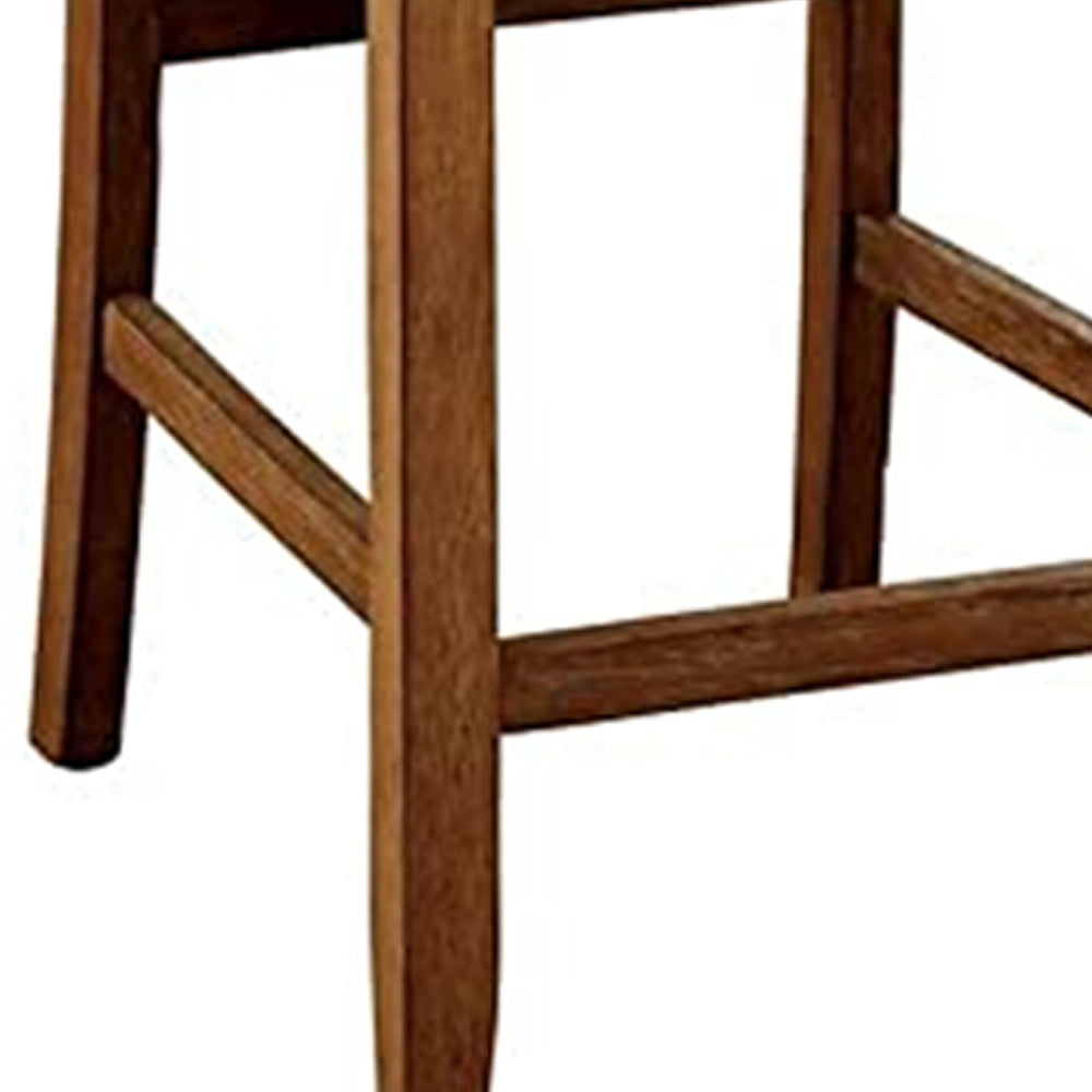 SANIA Counter Ht. Chair (2/CTN) Rustic Oak