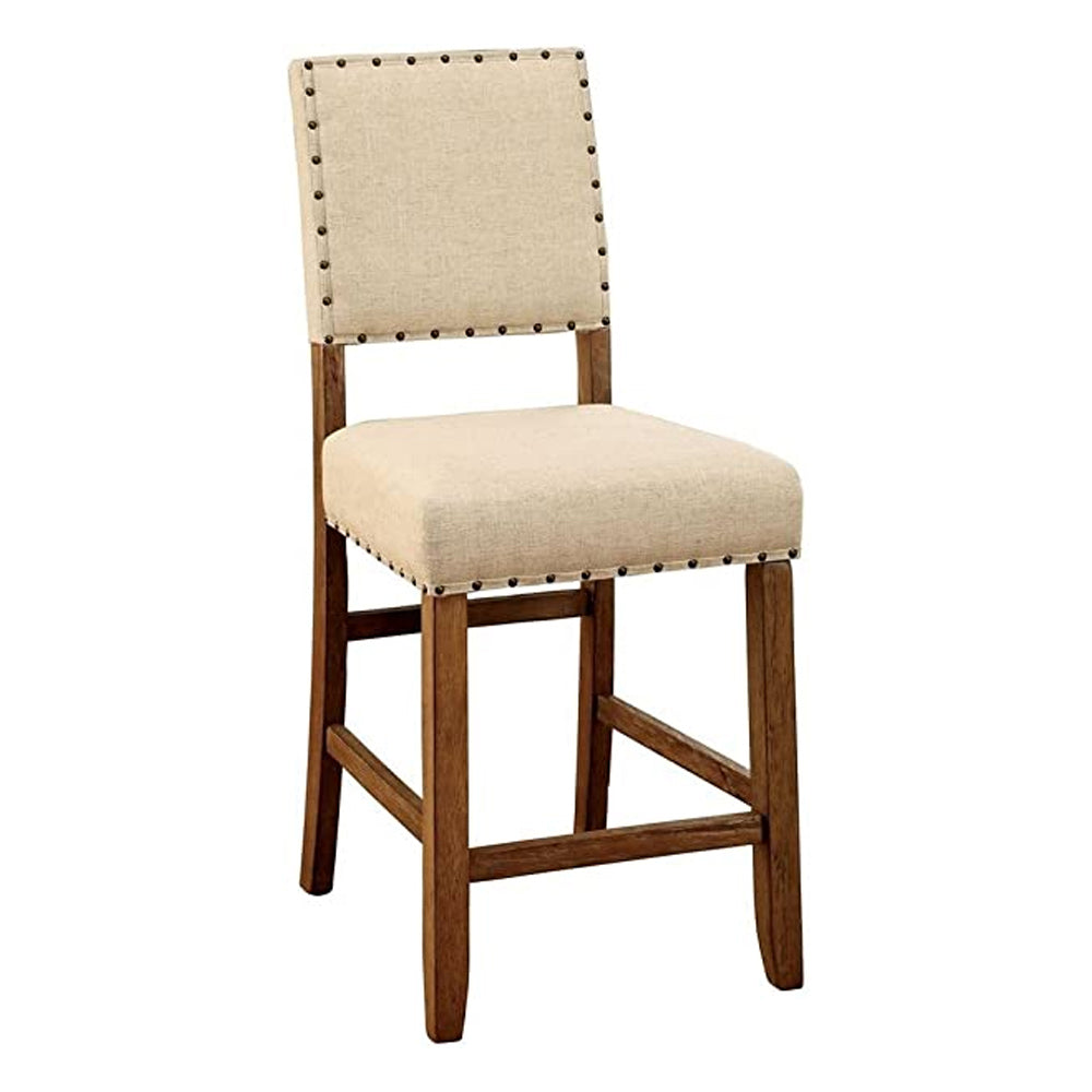 SANIA Counter Ht. Chair (2/CTN) Rustic Oak