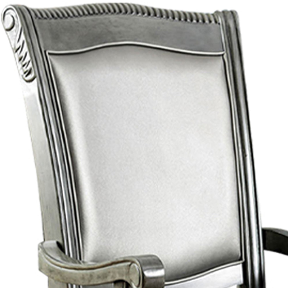 Alpena Arm Chair (2/CTN) in Brown Cherry/Espresso finish