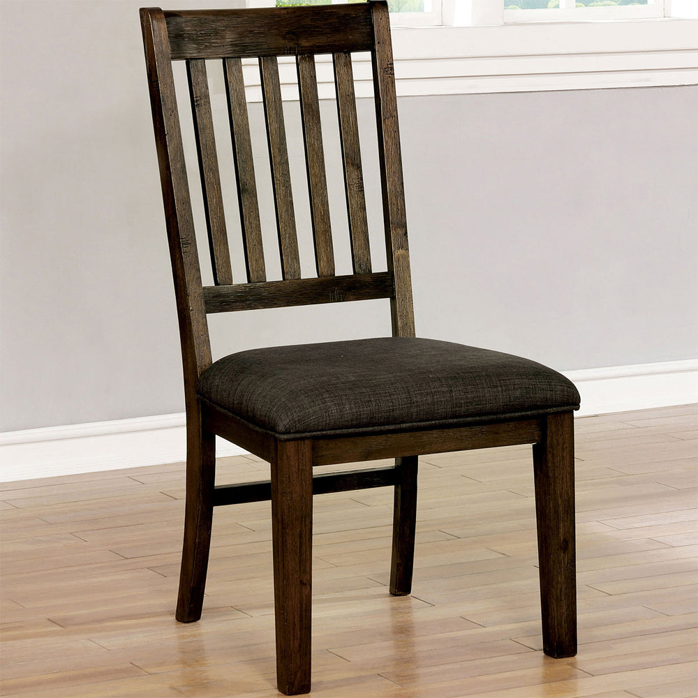 Scranton Side Chair (2/CTN) in Walnut finish