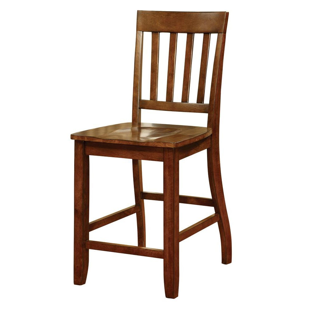 Sylvana Side Chair (2/CTN) in Brown Cherry/Espresso finish