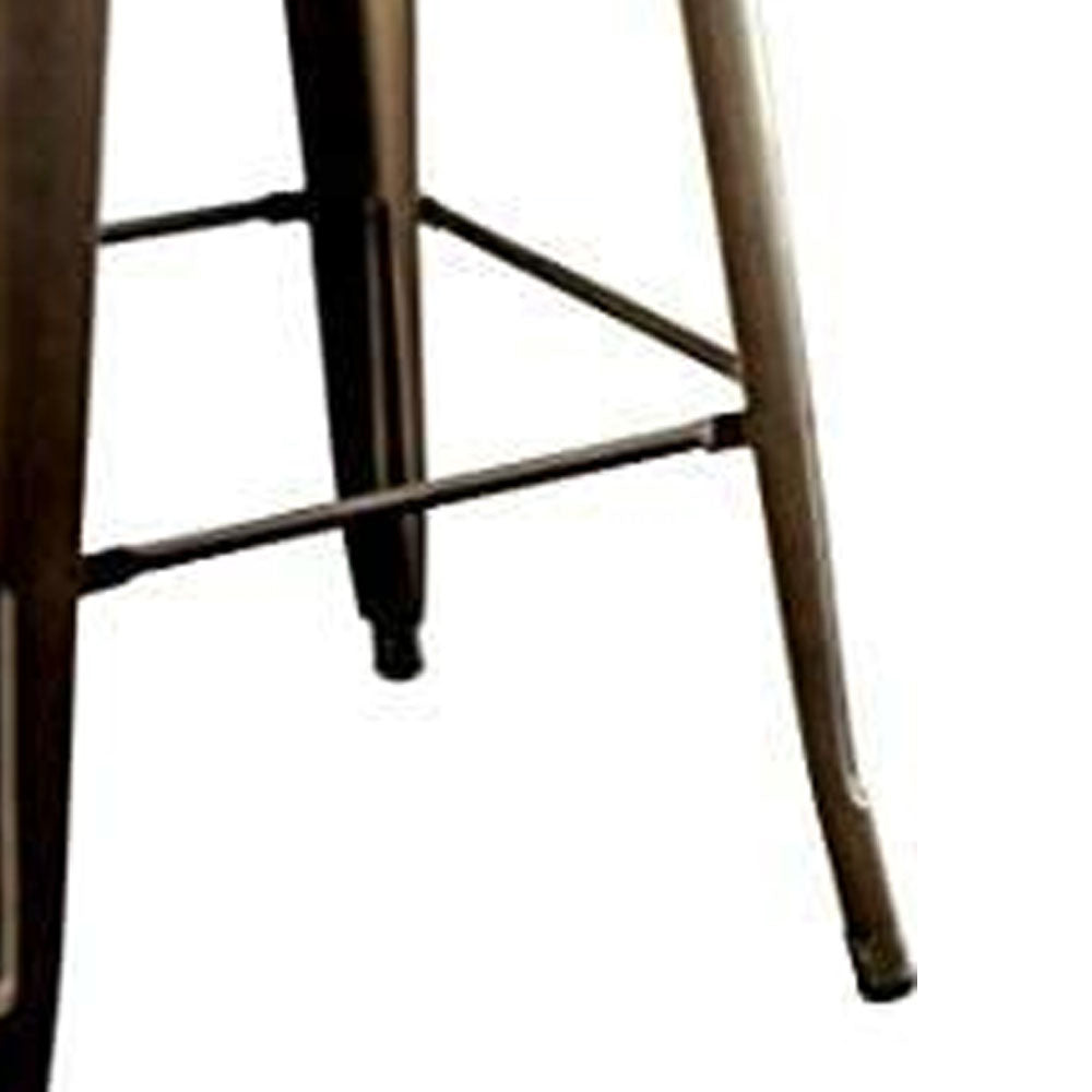 COOPER II Counter Ht. Chair (2/CTN) in Dark Bronze/Natural finish