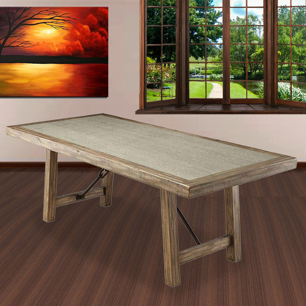 COLETTE Dining Table Rustic Oak