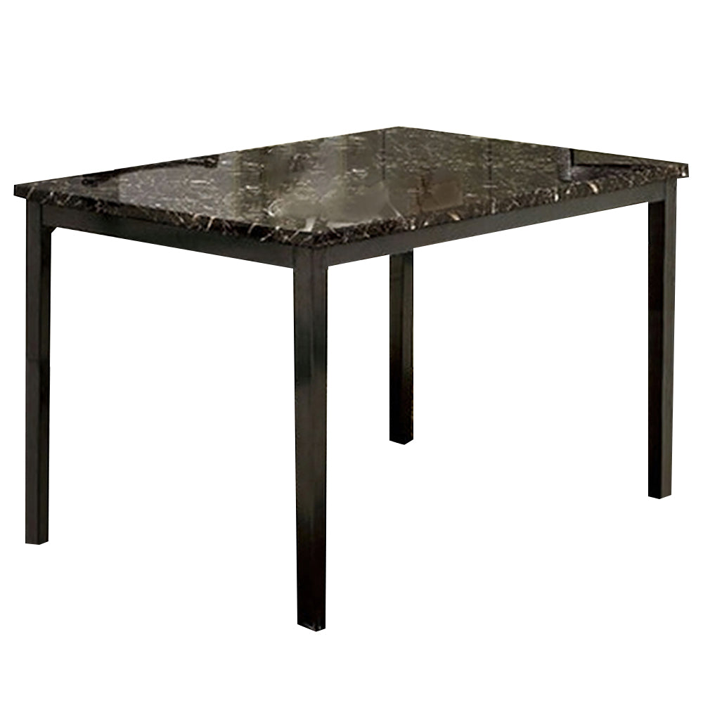 COLMAN 48" Dining Table in Black Finish