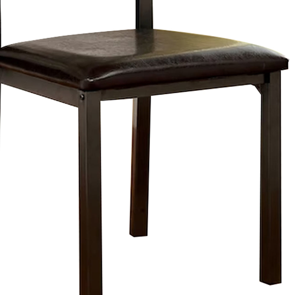 COLMAN 48" Dining Table in Black Finish
