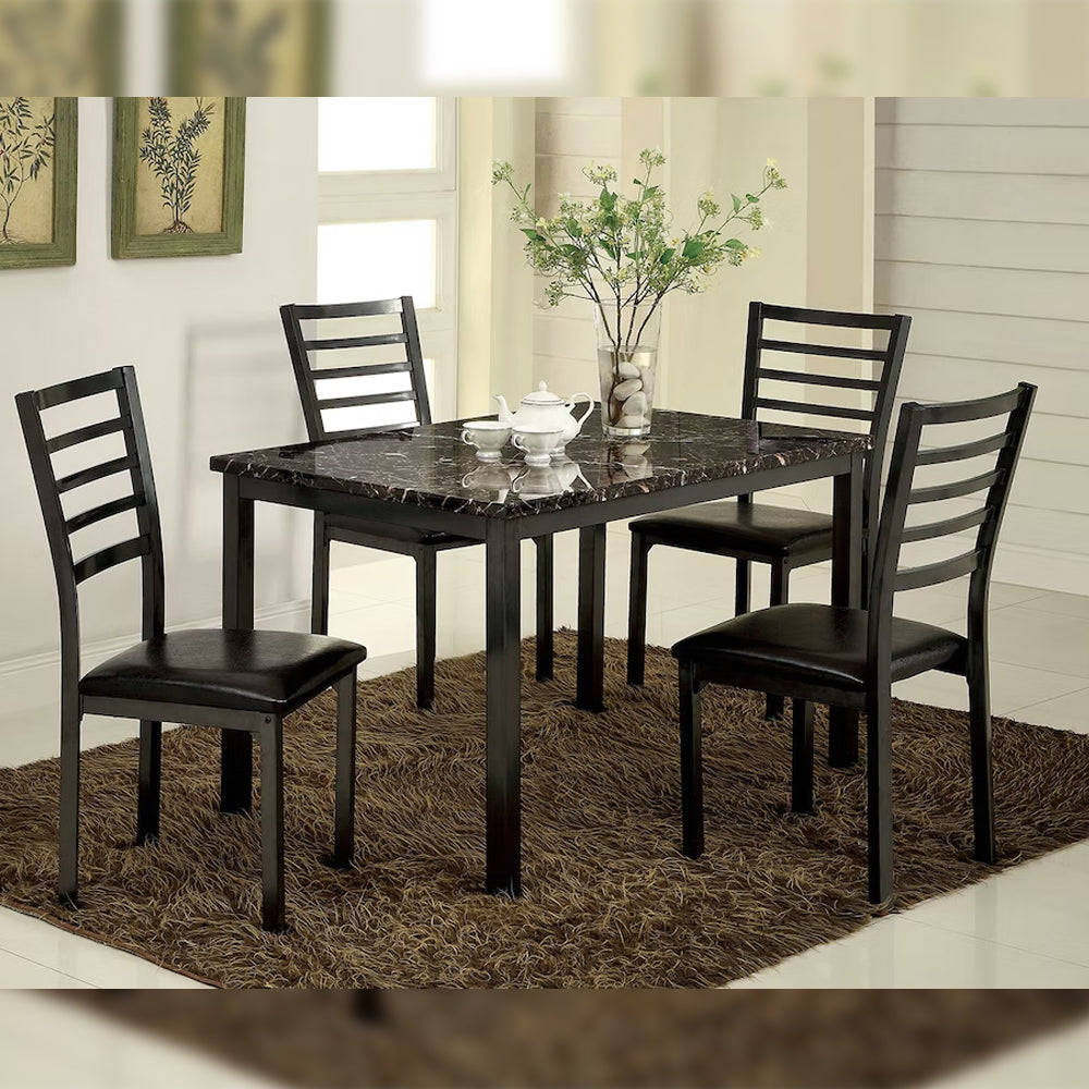 COLMAN 48" Dining Table in Black Finish