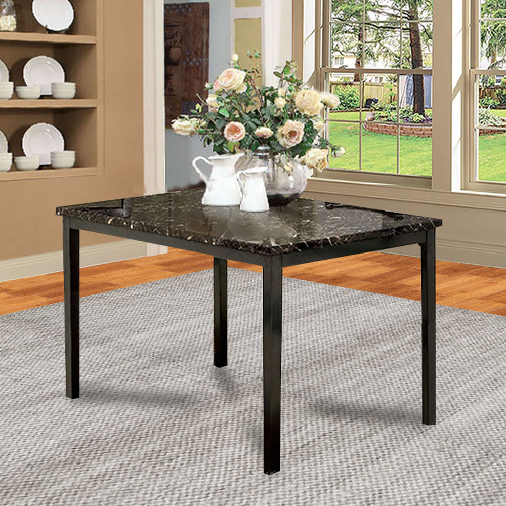 COLMAN 48" Dining Table in Black Finish