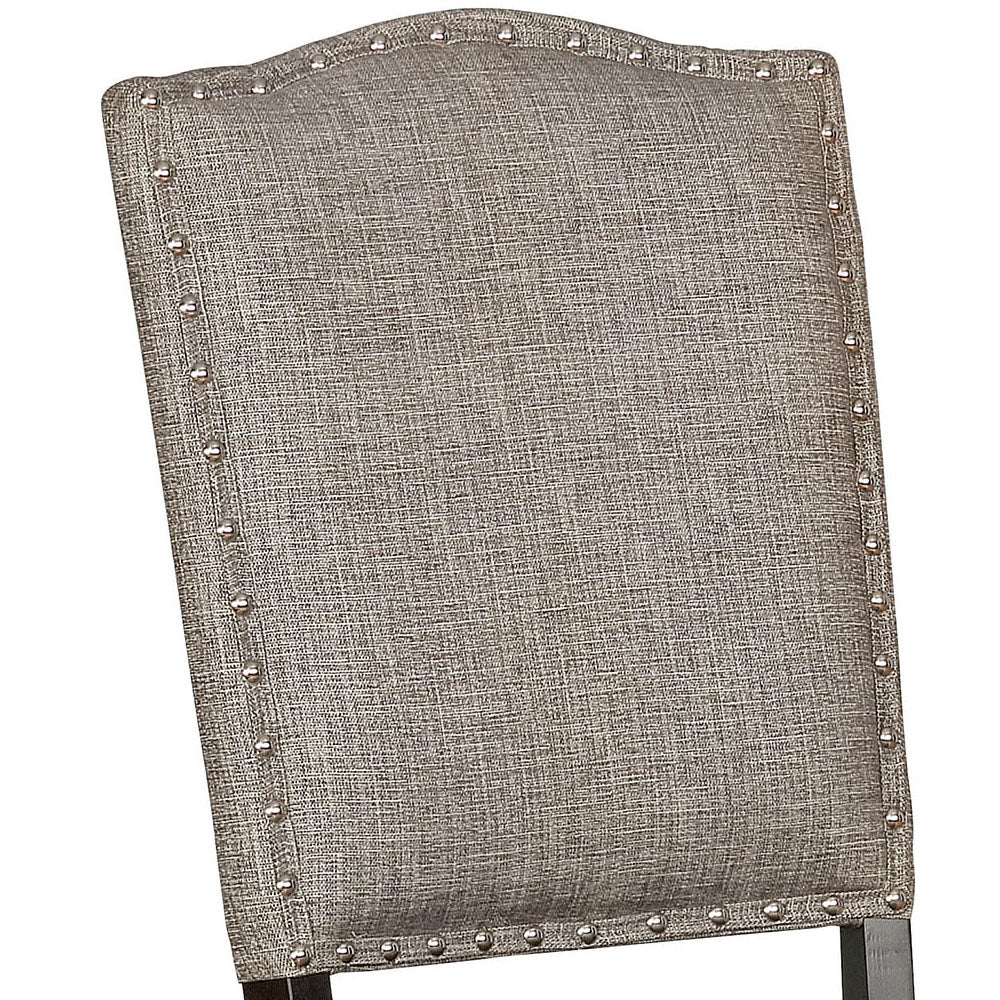 Teagan 6 Pc. Dining Table Set w/ Bench Dark Walnut