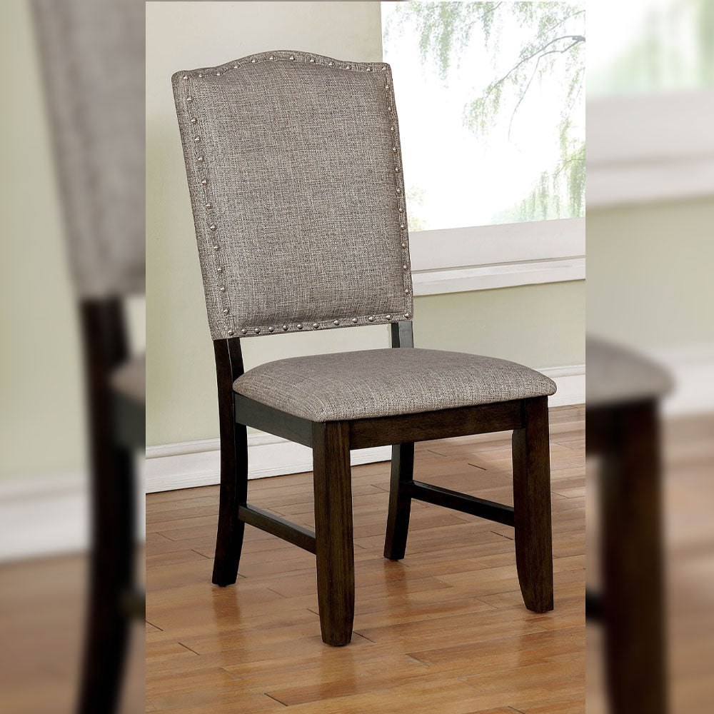 Teagan 7 Pc. Dining Table Set Dark Walnut