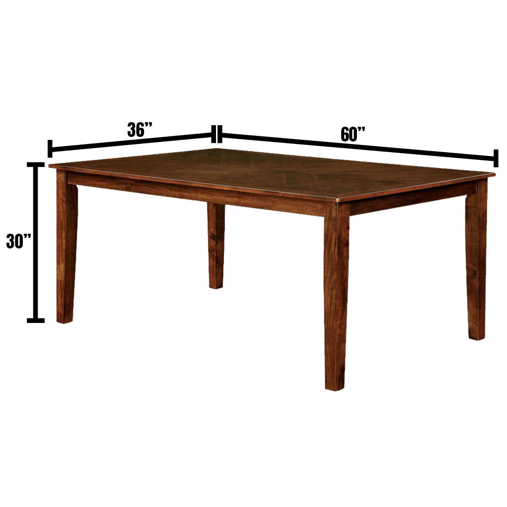 HILLSVIEW I 60" Dining Table Brown Cherry