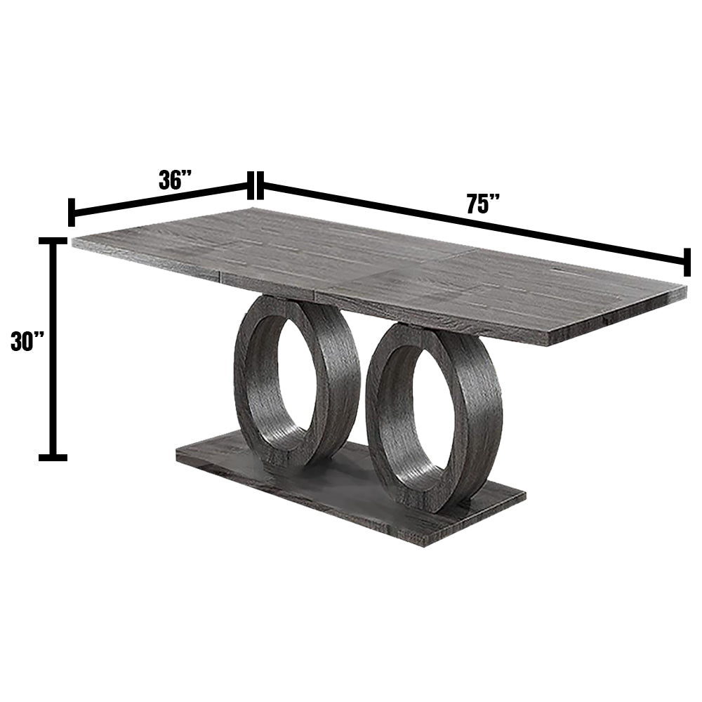 Saskia Dining Table Gray