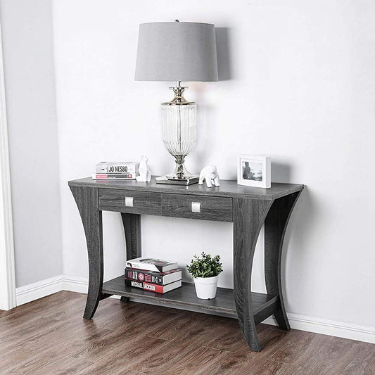 Amity Sofa Table in Gray finish