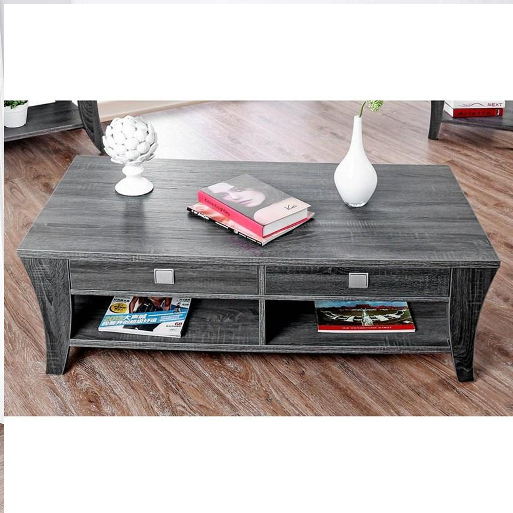 Amity Sofa Table in Gray finish