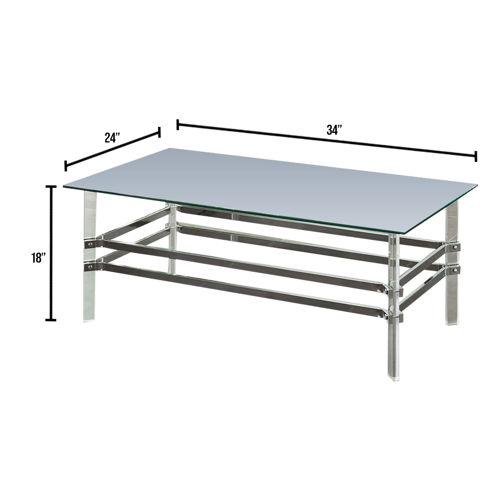 Trofa Coffee Table Chrome