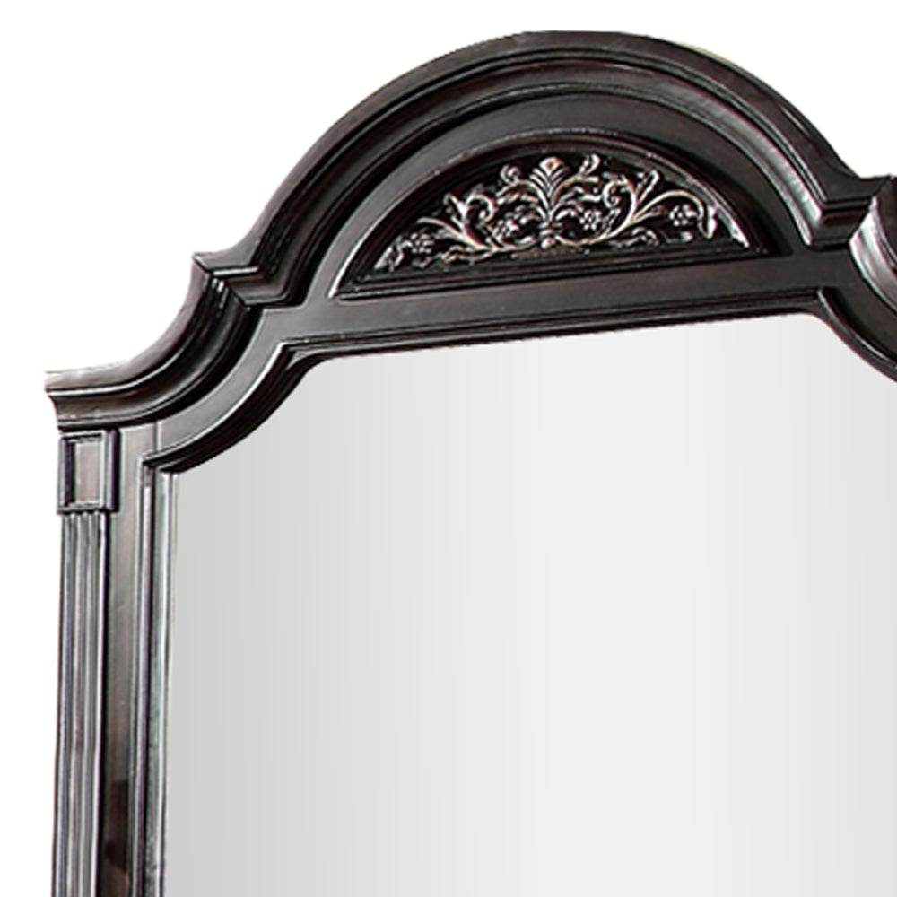 Syracuse Mirror in Dark Walnut finish