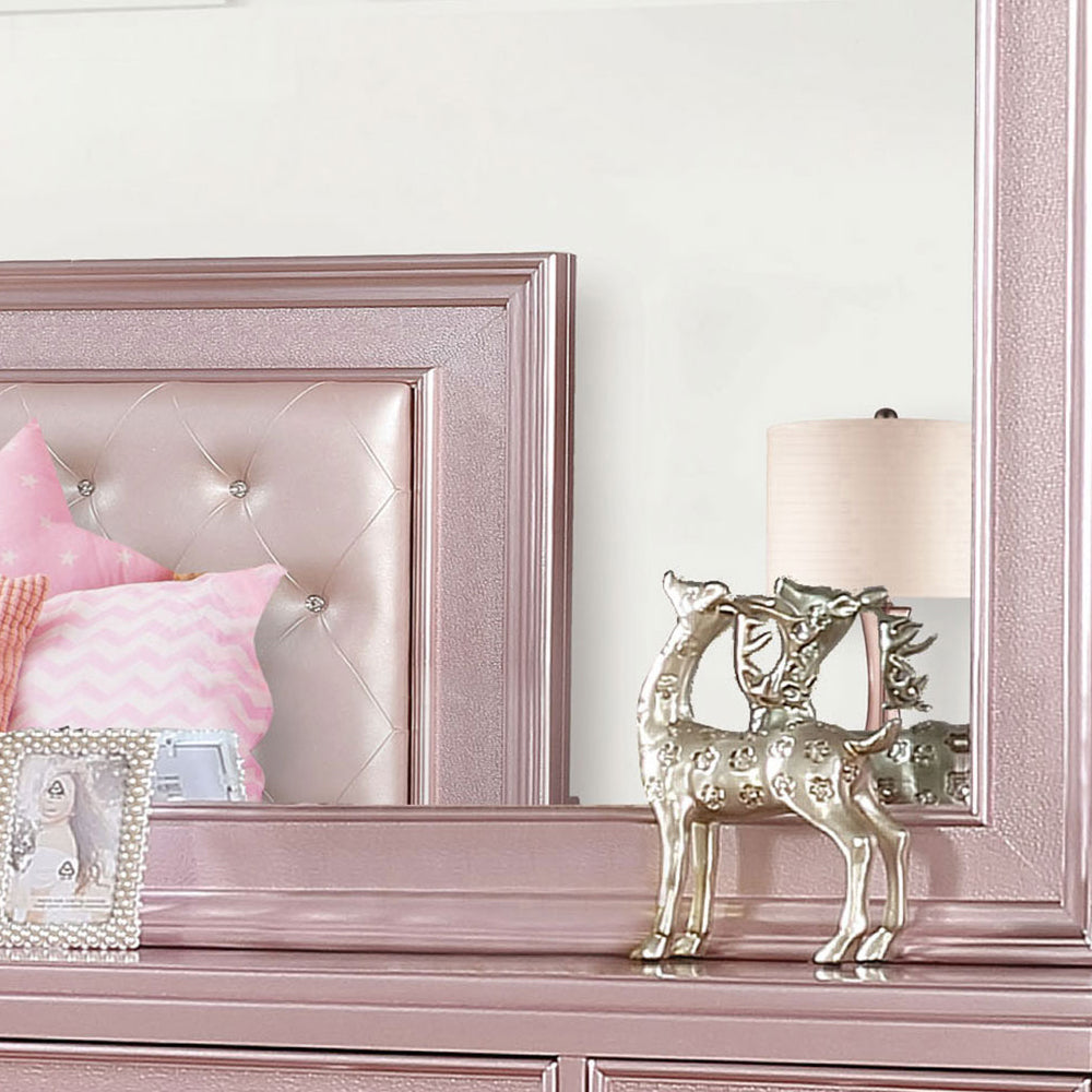 Ariston Mirror in Rose Pink finish