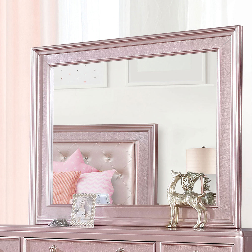 Ariston Mirror in Rose Pink finish
