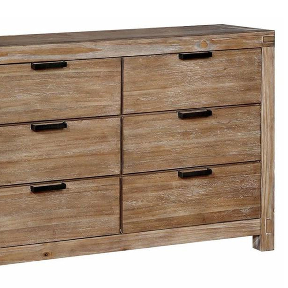 Wynton Dresser in Weathered Light Oak Finish