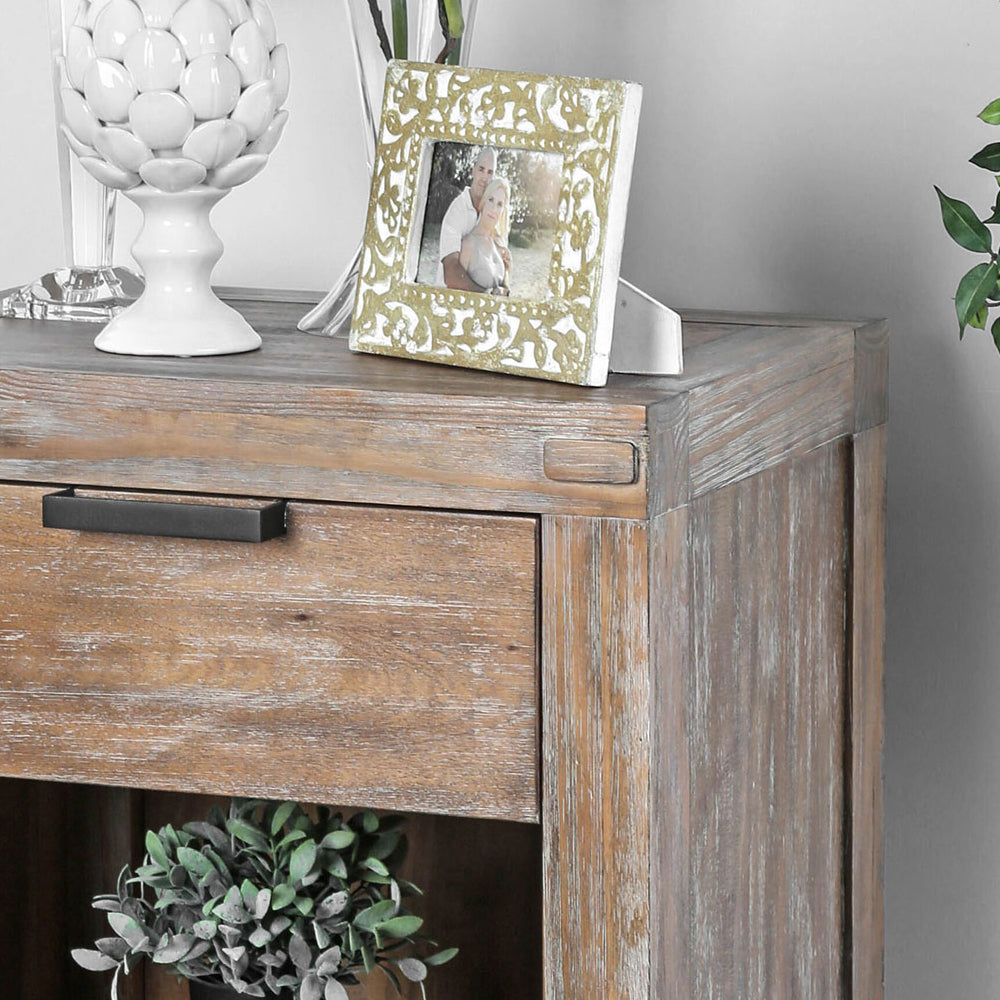 Wynton Night Stand Weathered Light Oak
