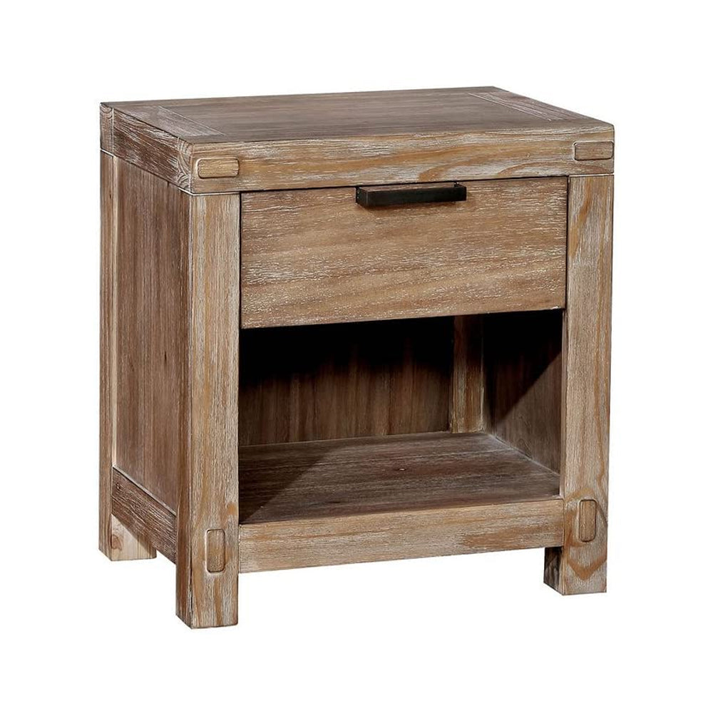 Wynton Night Stand Weathered Light Oak