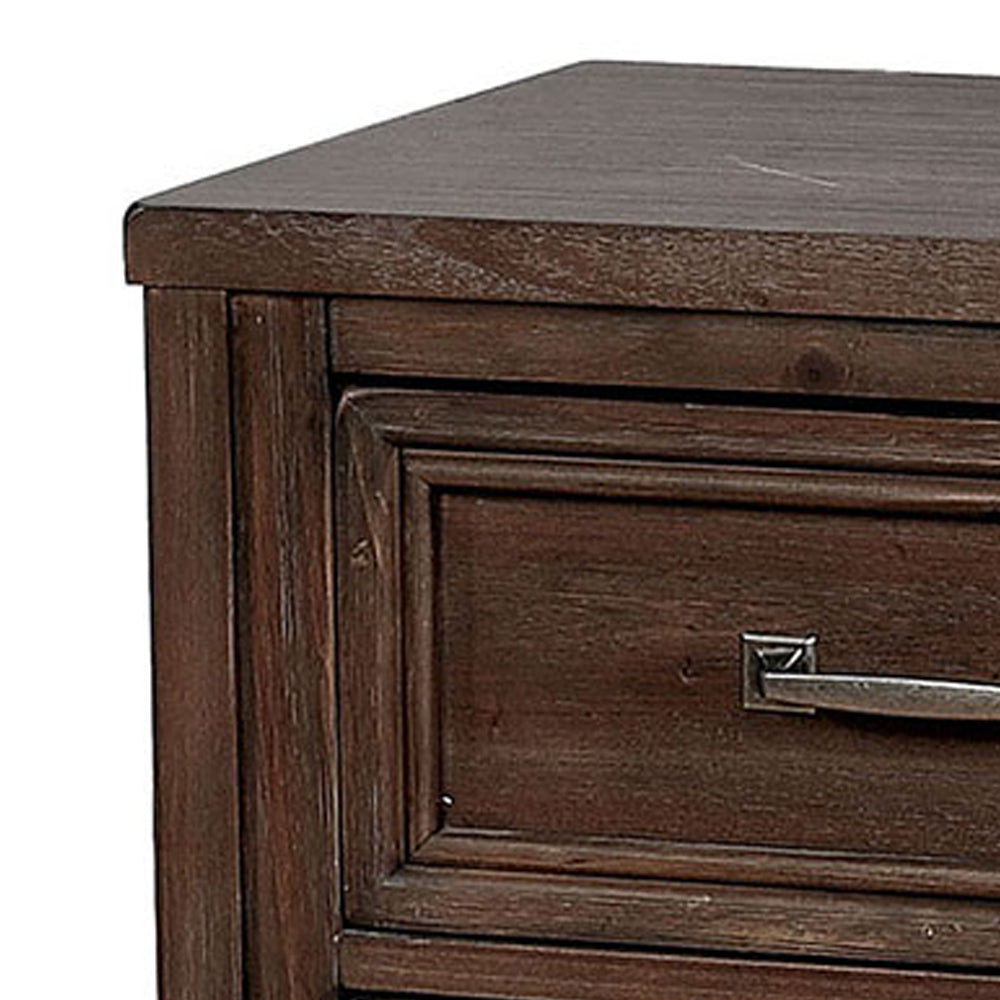 Tywyn Night Stand in Dark Oak finish