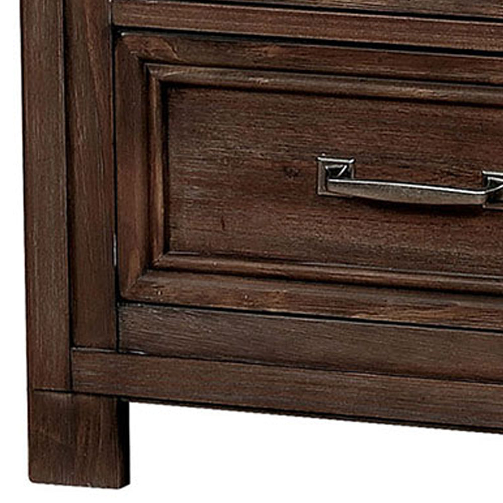 Tywyn Night Stand in Dark Oak finish