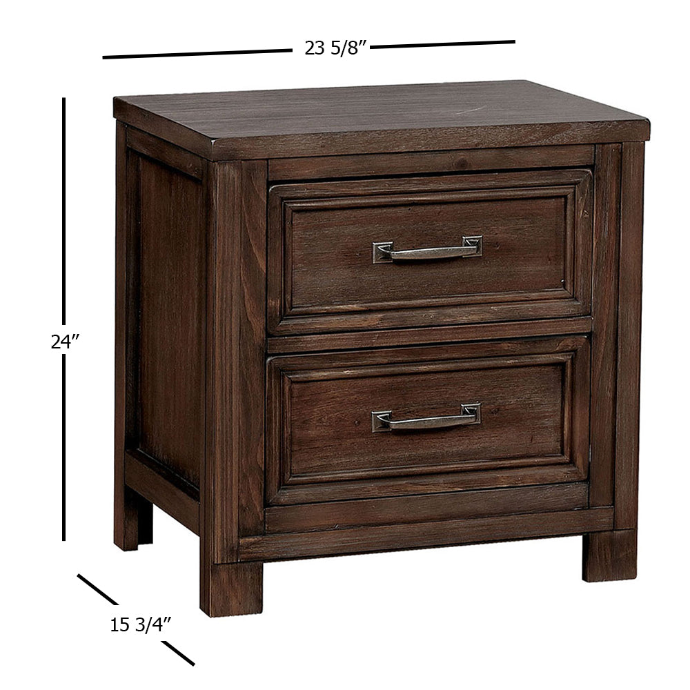 Tywyn Night Stand in Dark Oak finish