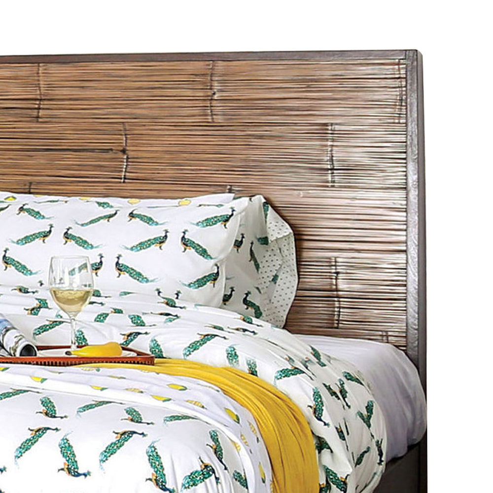 Covilha Queen Bed Antique Brown