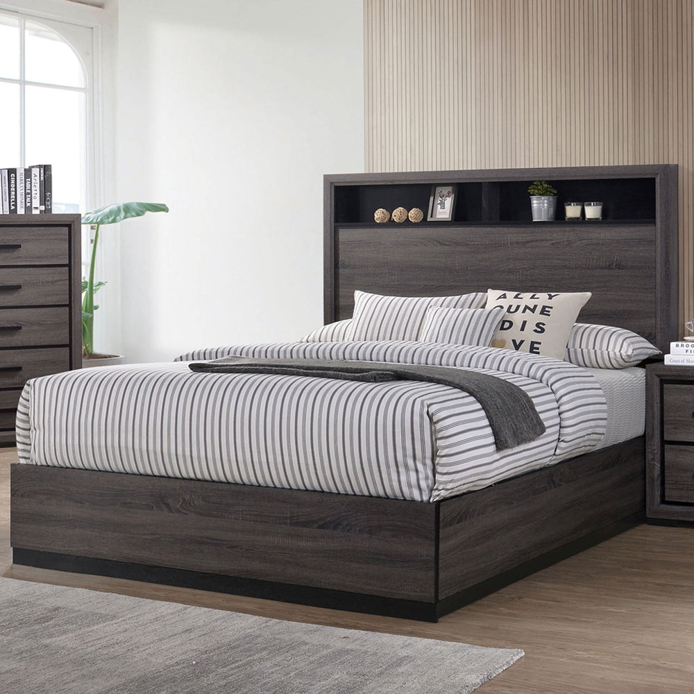 Conwy Cal.King Bed Gray