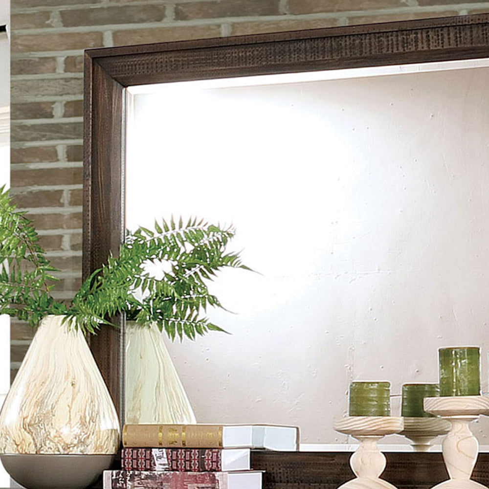 Agapetos Mirror in Walnut finish