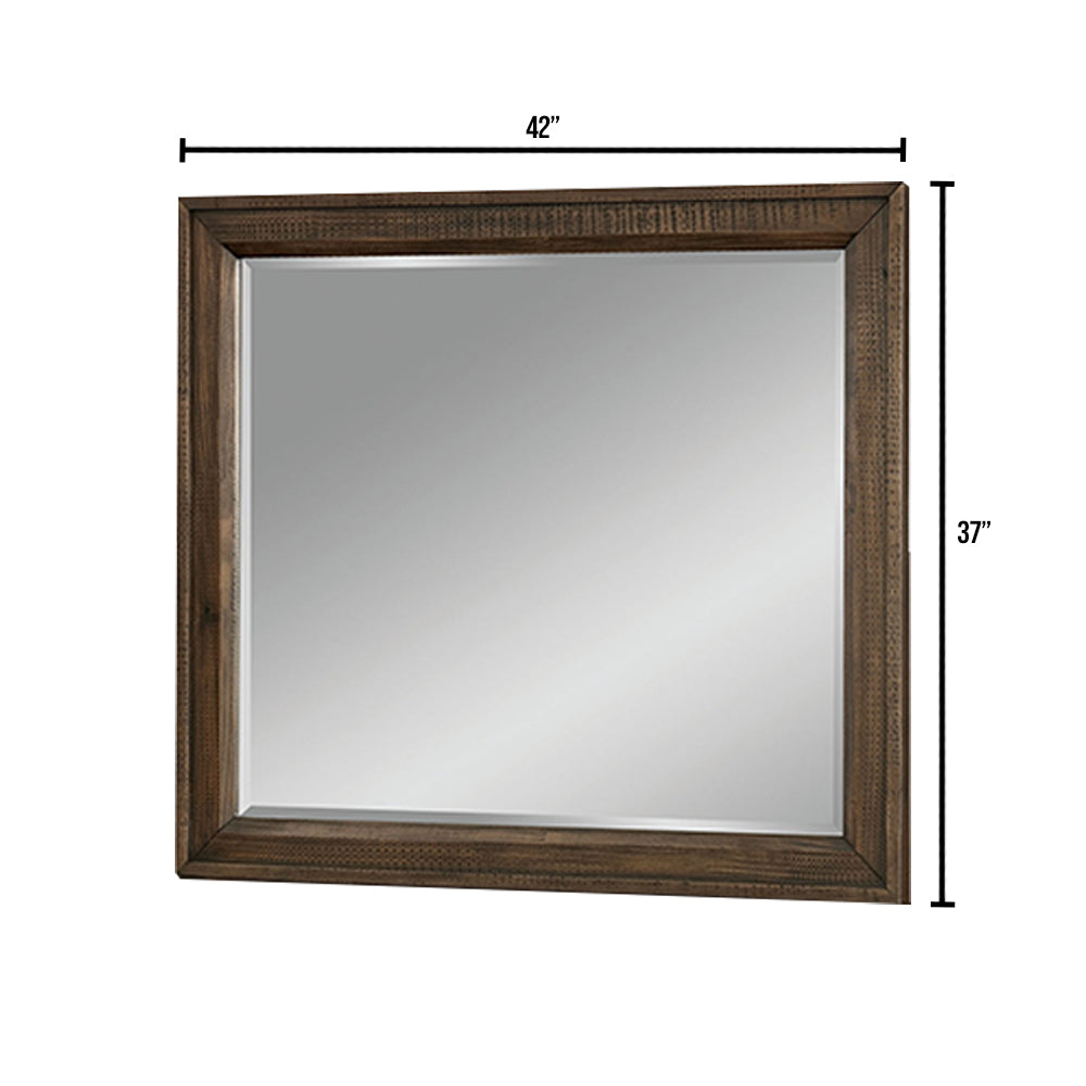 Agapetos Mirror in Walnut finish