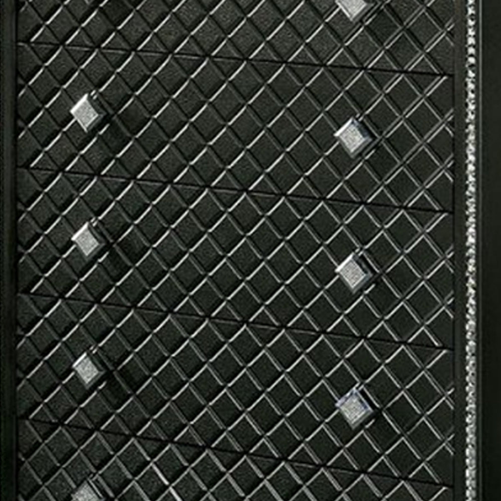 Demetria 5 Pc. Queen Bedroom Set w/ Chest Metallic Gray