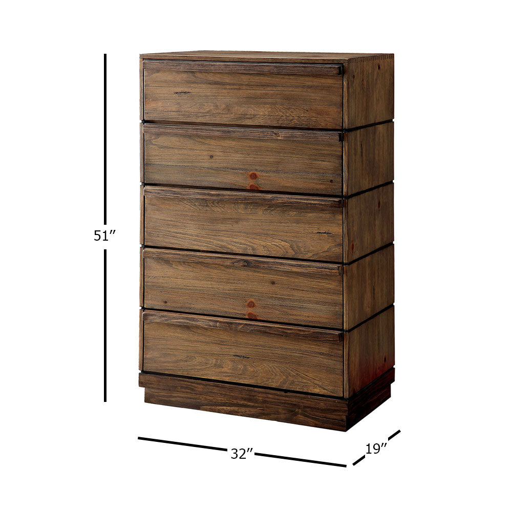 COIMBRA Chest Rustic Natural Tone