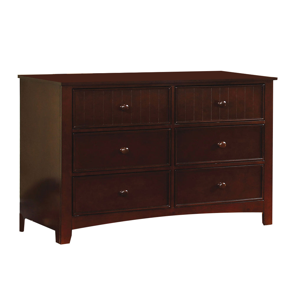 Corry Dresser in Dark Walnut finish