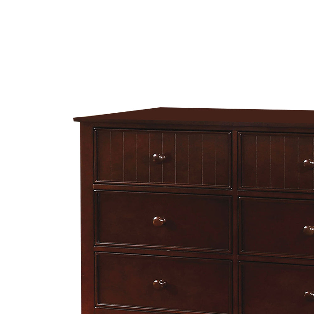 Corry Dresser in Dark Walnut finish