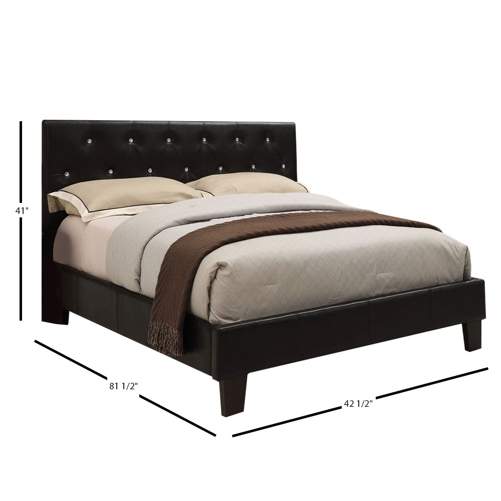 Velen Twin Bed Black