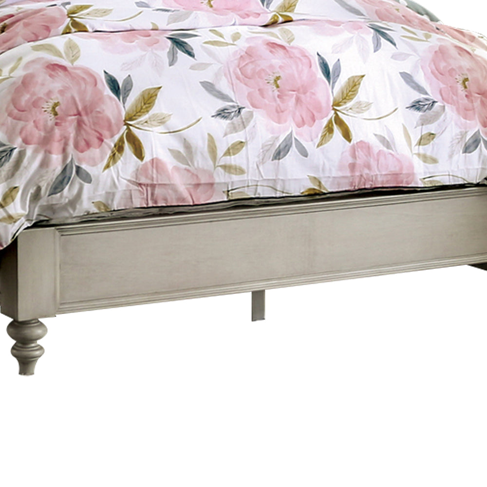 Jakarta Cal.King Bed Antique White/Beige