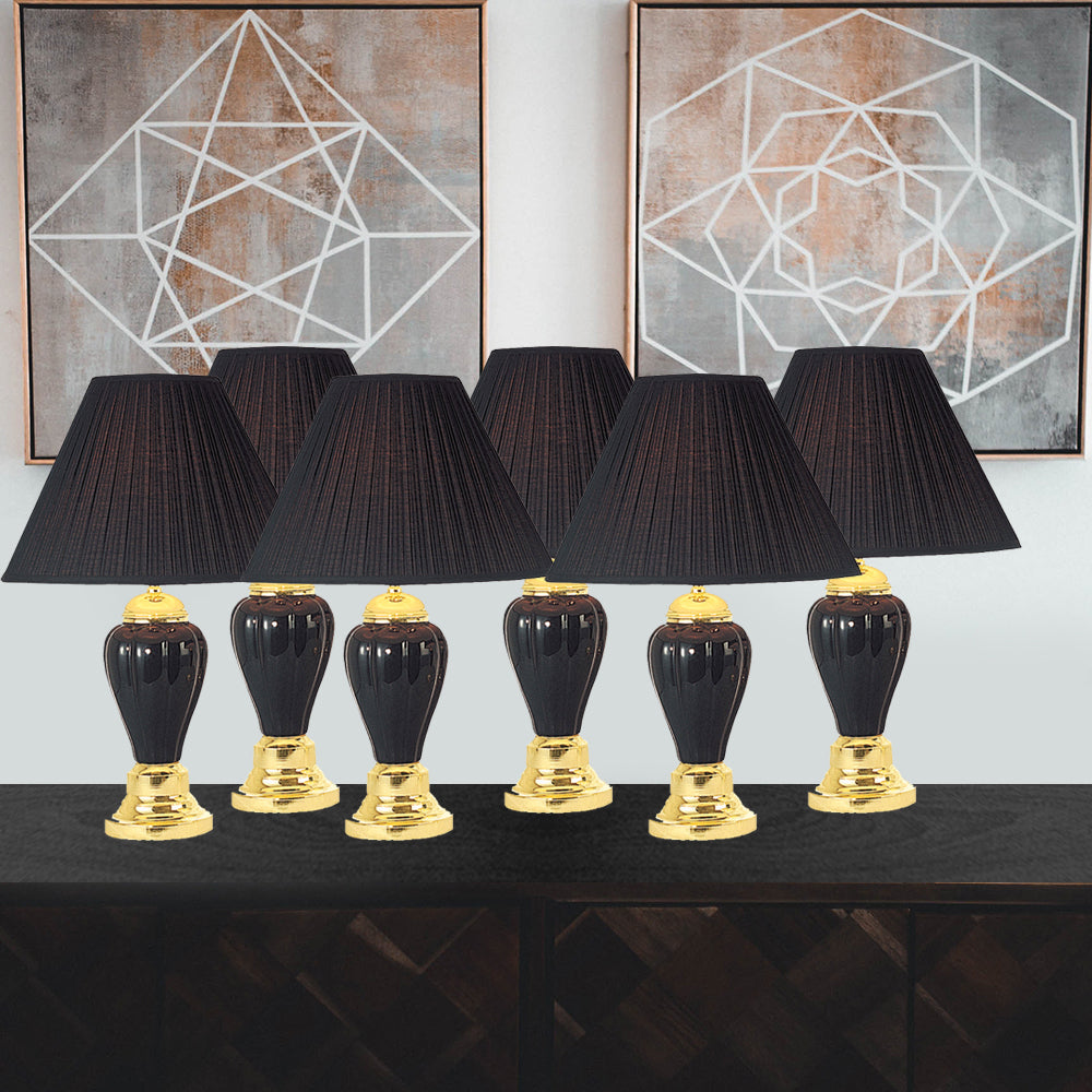 SCARLETT Table Lamp (6/CTN) in Black Finish