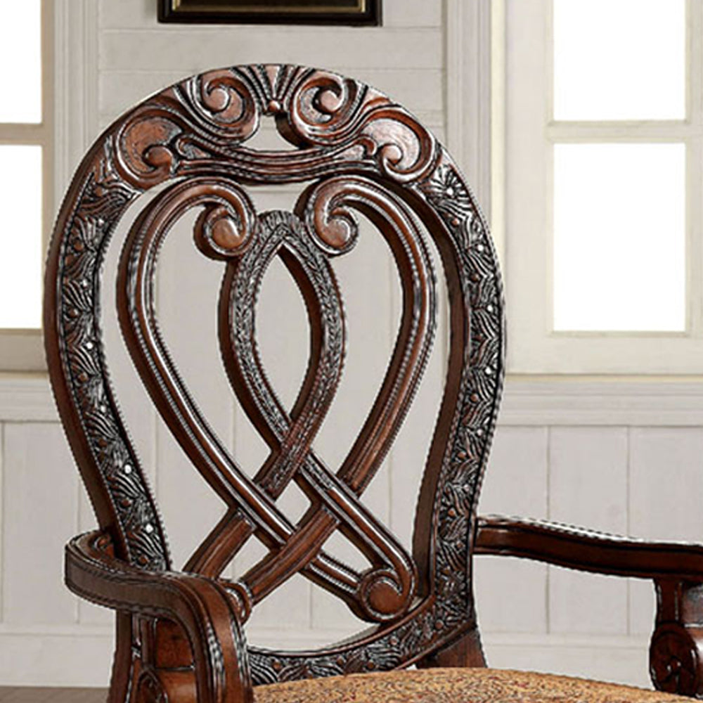 WYNDMERE Arm Chair (2/CTN) in Cherry finish