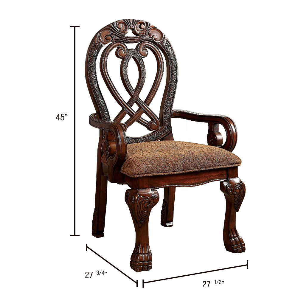 WYNDMERE Arm Chair (2/CTN) in Cherry finish