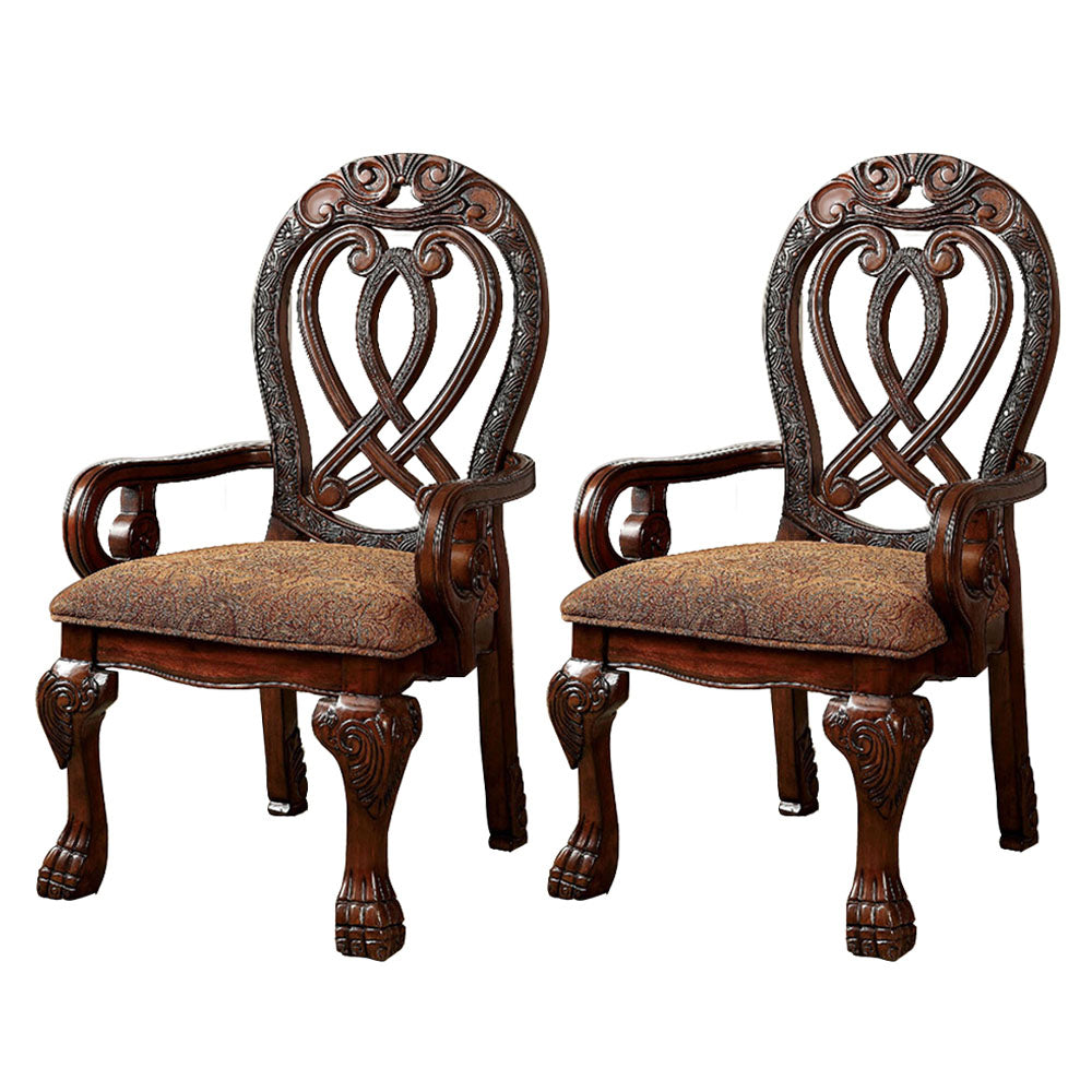 WYNDMERE Arm Chair (2/CTN) in Cherry finish